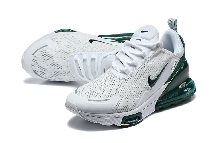 Nike Air Max 270 Sneakers White and Dark Green
