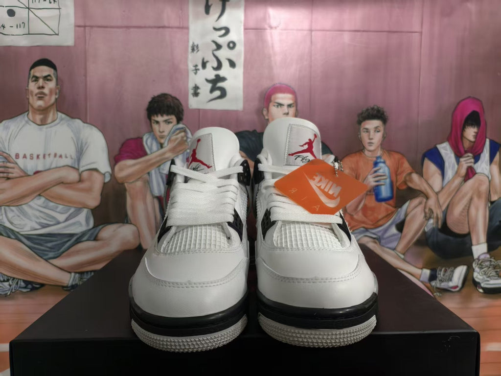 Jordan Air Jordan 4 White Cement Sneakers
