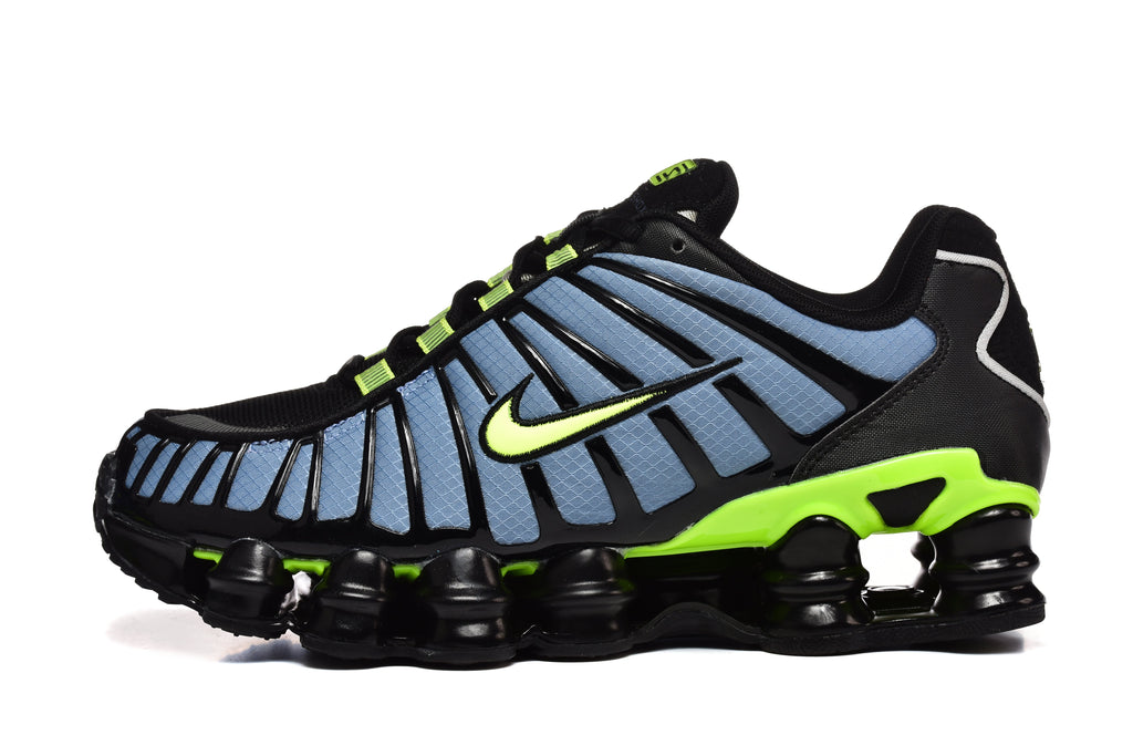 Nike Shox TL Sneakers Black Blue Volt