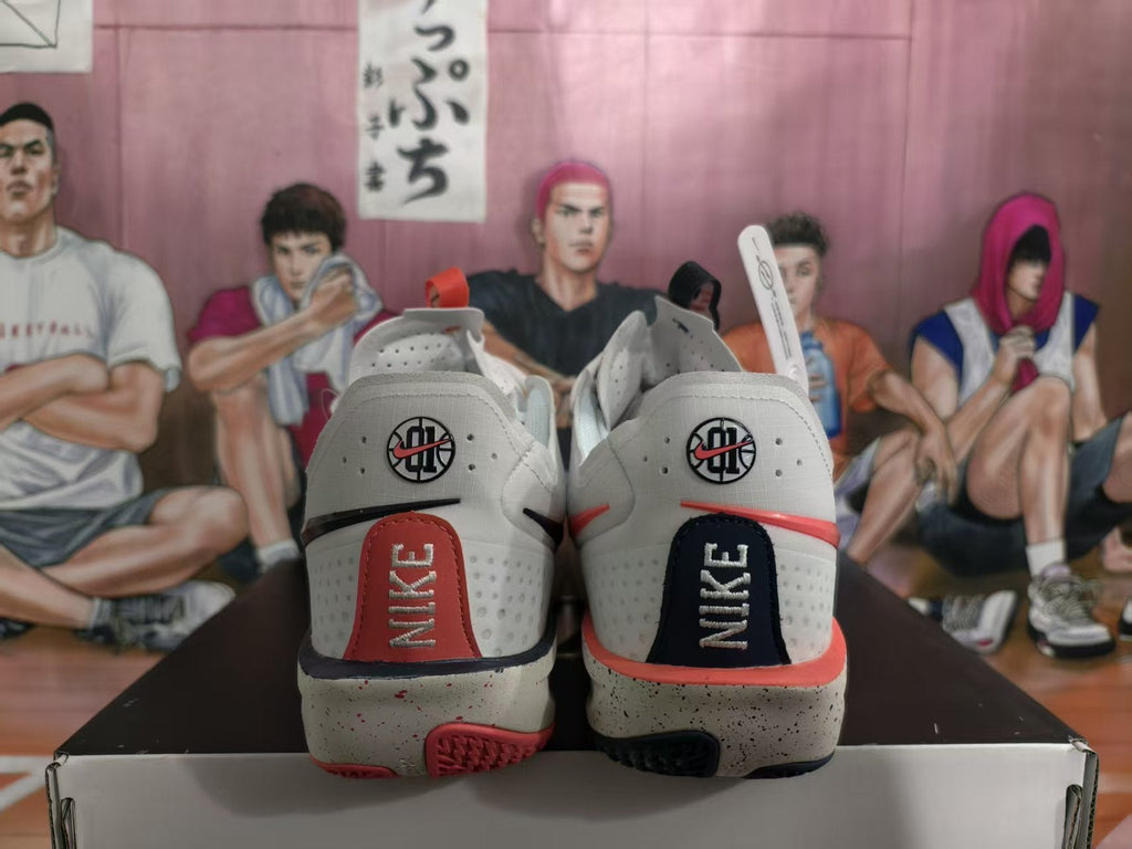 Nike Basketball Sneakers White Red Black