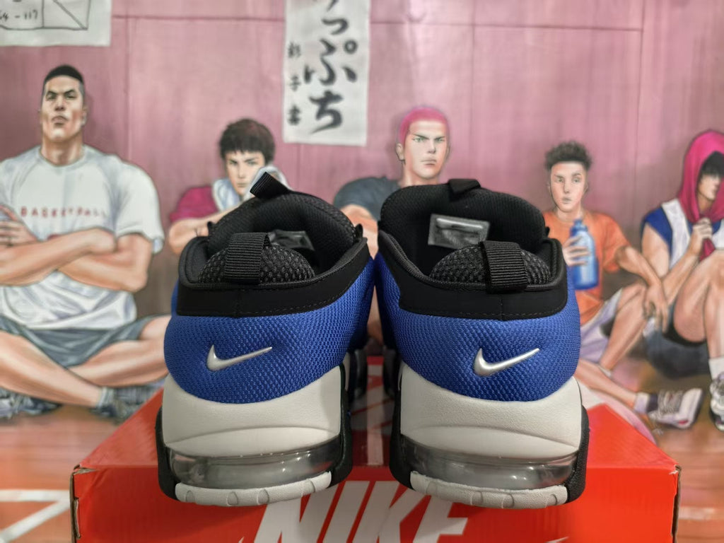 Nike Air More Uptempo Blue Basketball Sneakers