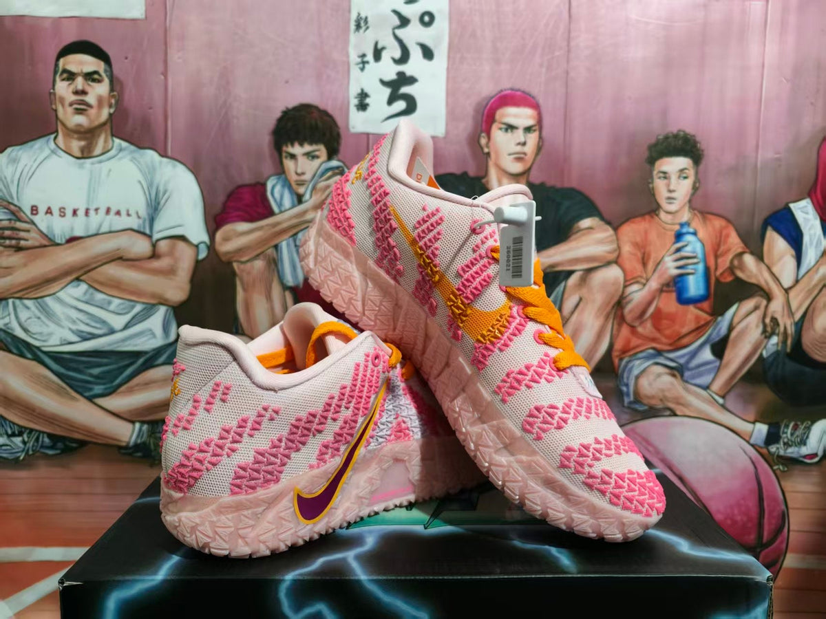 Nike Valentine's Day Basketball Sneakers Pink Orange