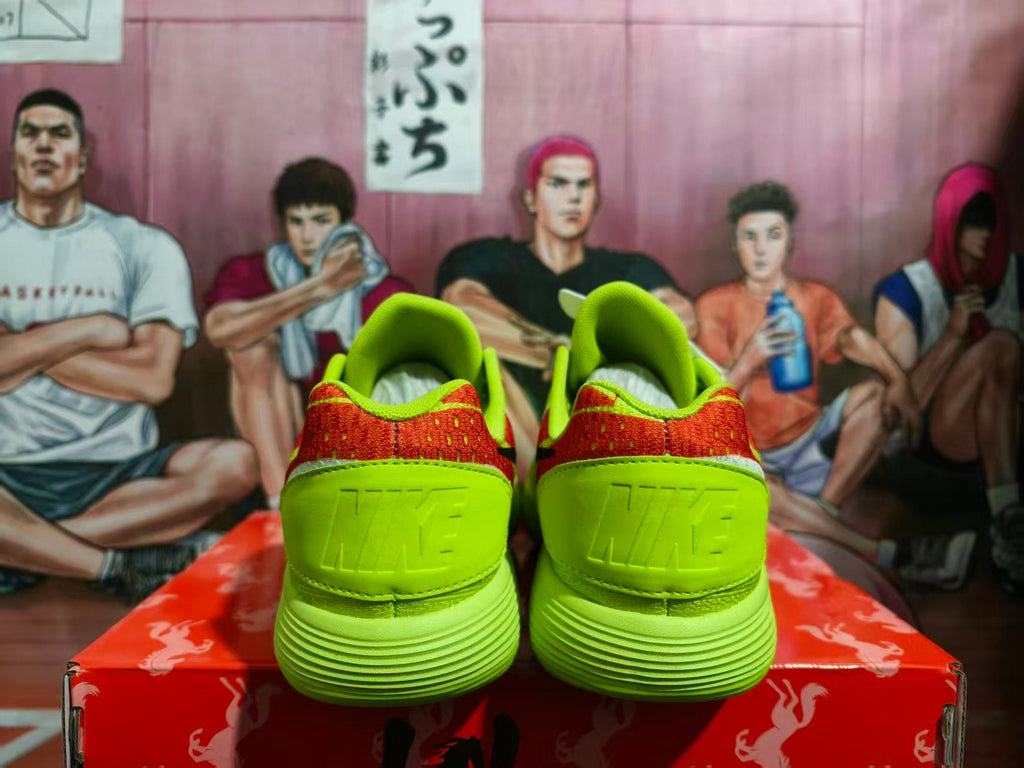 Nike Basketball Sneakers Yellow Red Black
