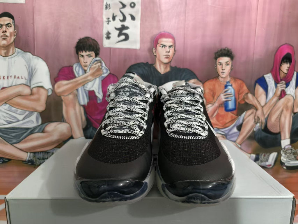Nike Zoom Black Cement Basketball Sneakers