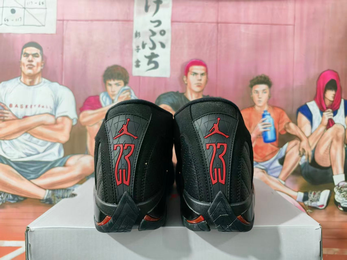 Jordan 14 Sneakers Black Red