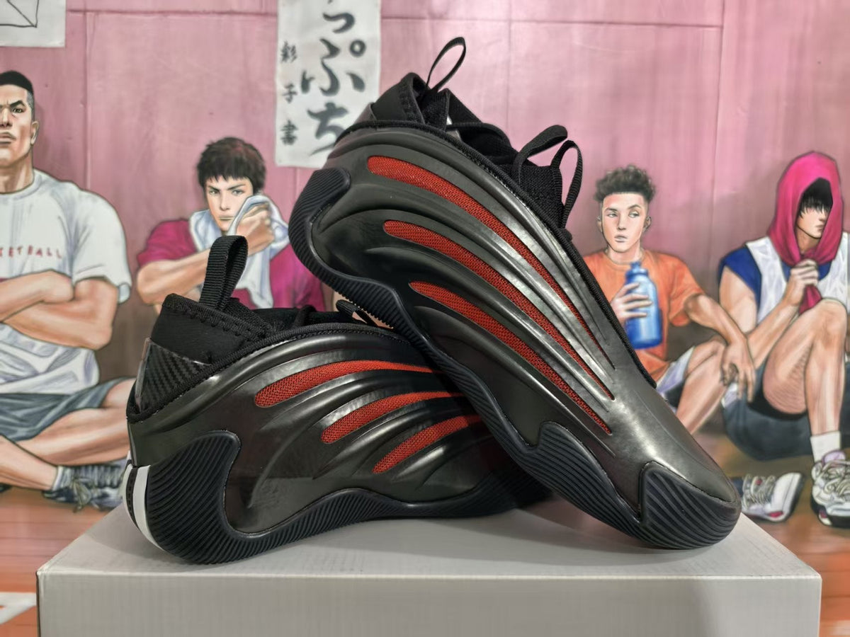 Black and Red Basketball Sneakers