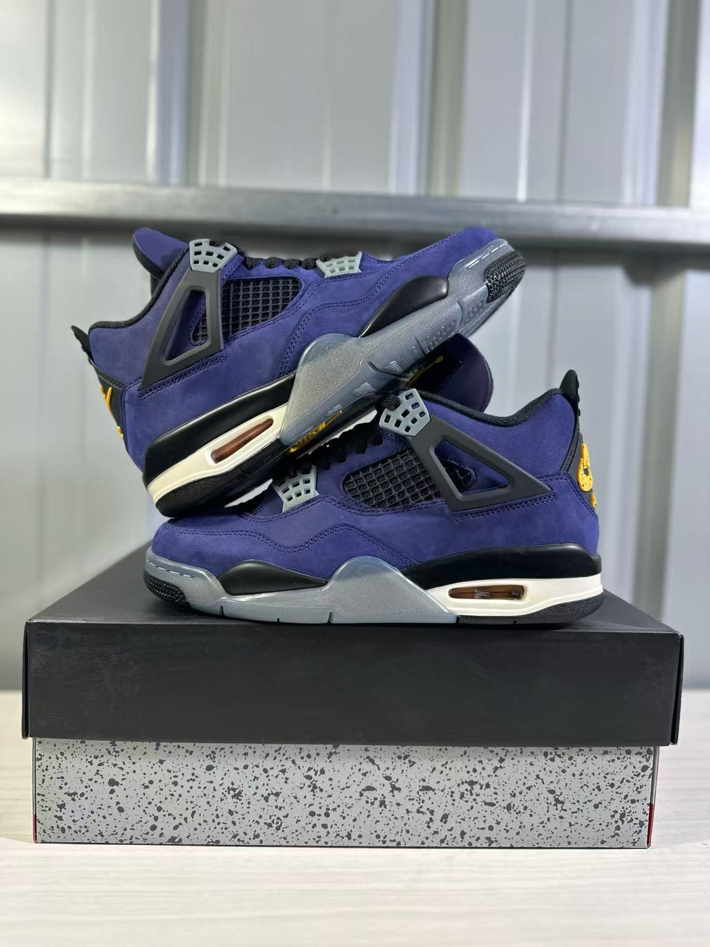 Jordan Air Jordan 4 Retro Lakers Purple Sneakers FV5029-500