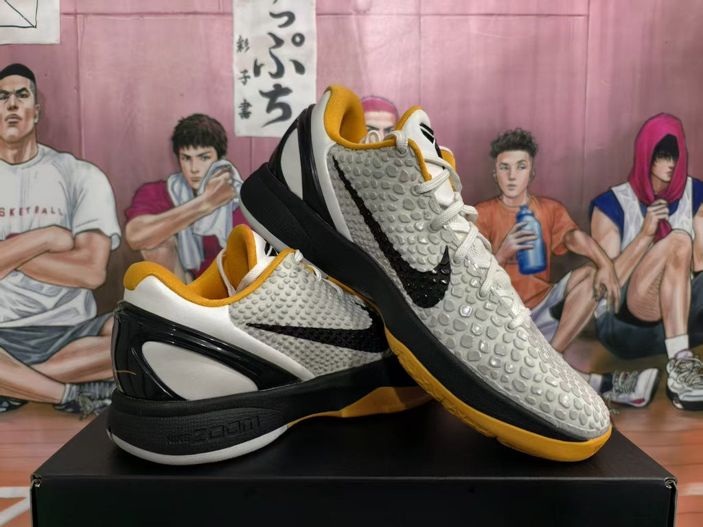 Nike Zoom Basketball Sneakers White Black Gold