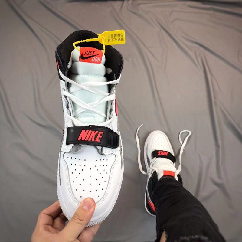 Air Jordan Legacy 312 White Black Red Sneakers