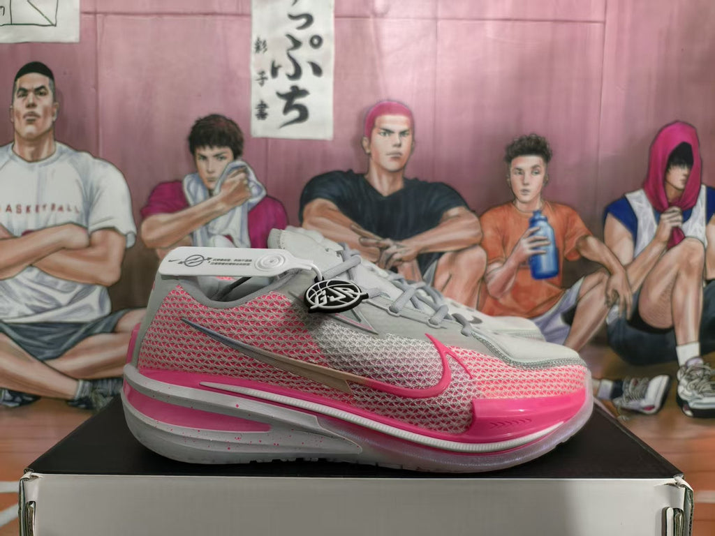 Nike GT Basketball Shoes Grey and Pink