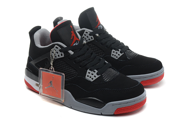 Jordan Air Jordan 4 Retro Black Red Sneakers