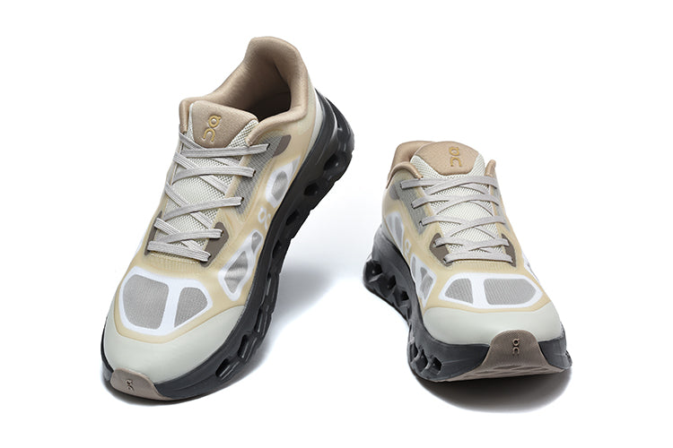 On Cloudtilt Remix Running Shoes in Cream and Black