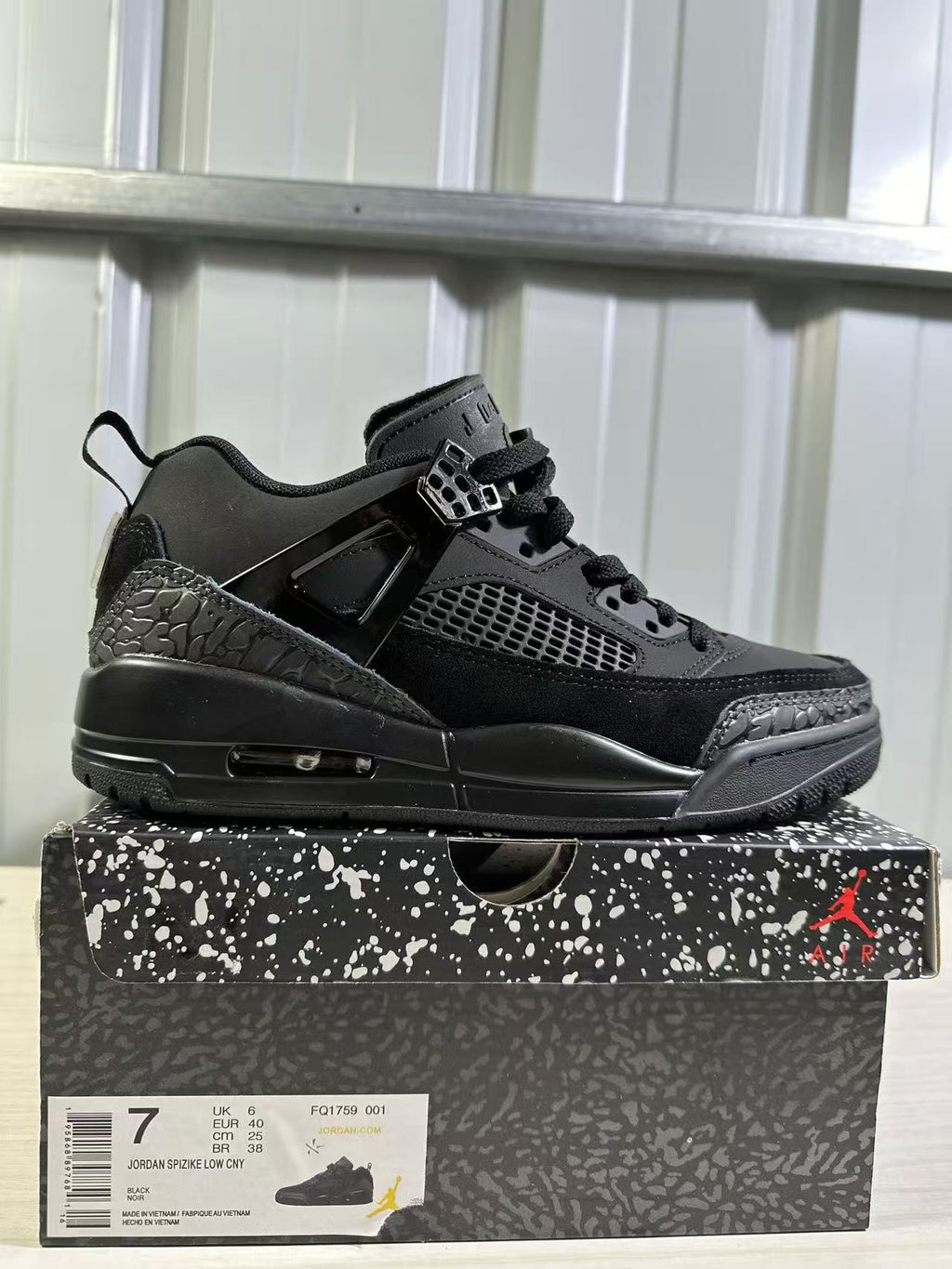 Jordan Spizike Low Black Sneakers FQ1759-001