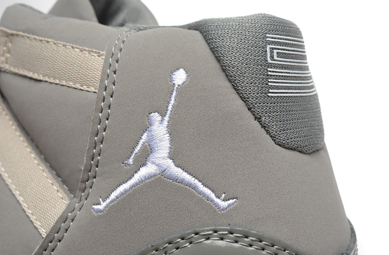 Jordan Air Jordan 11 High-Top Sneakers Gray White 378037-001
