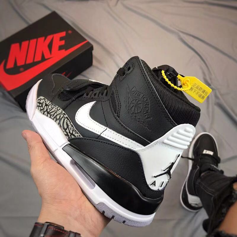 Nike Air Jordan Legacy 312 Black White High-Top Sneakers