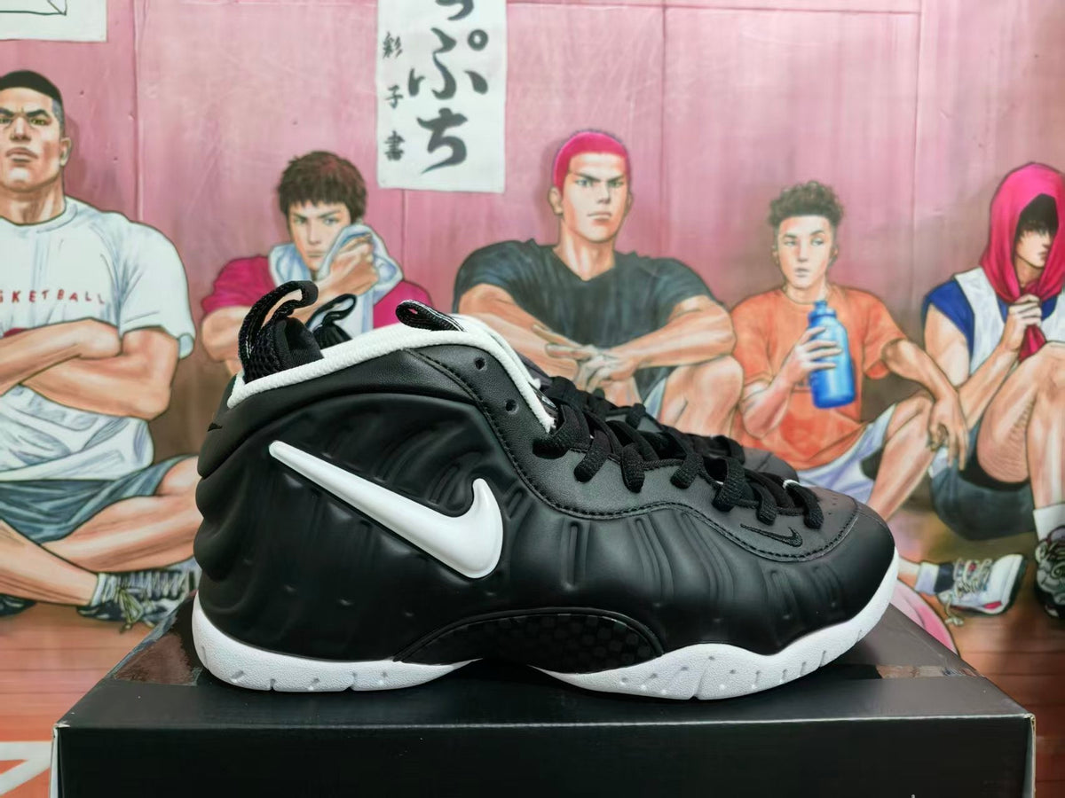 Nike Air Foamposite-Style Sneakers Black White