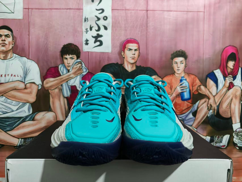 Nike GT Basketball Sneakers Turquoise White Navy