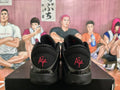 Nike Black Basketball Shoes with Red Accents