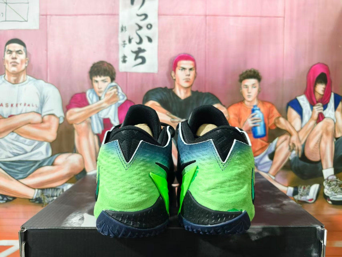 Nike Basketball Shoes in Neon Green and Blue