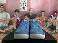 Nike Blue Basketball Sneakers with White Sole