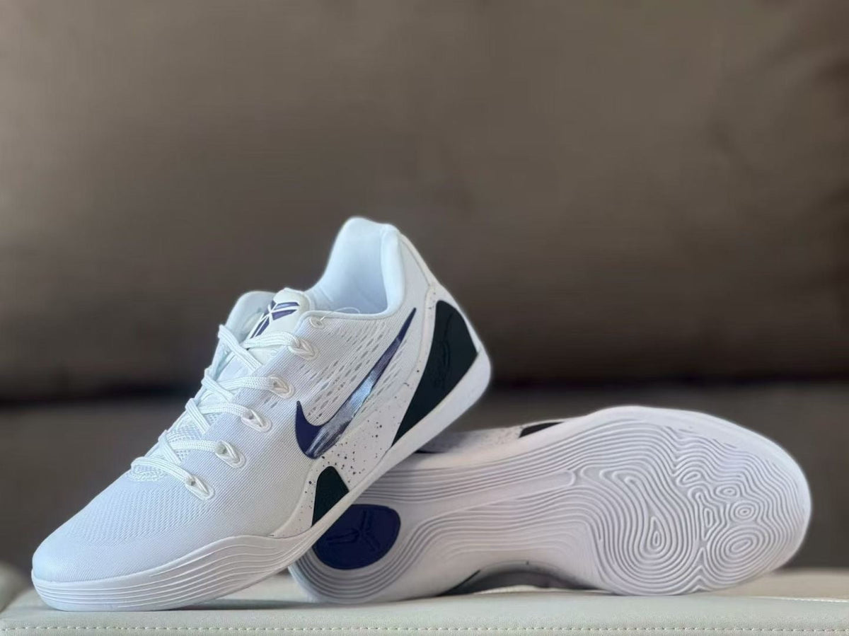 Nike Kobe 9 Basketball Sneakers White Purple