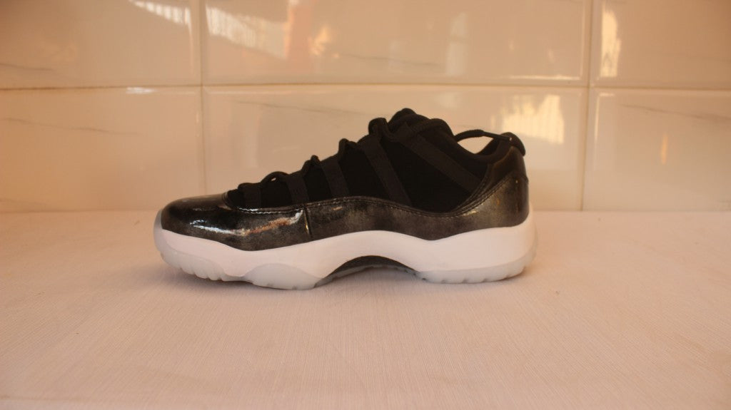 Jordan Air Jordan 11 Low Barons Black Metallic Sneakers