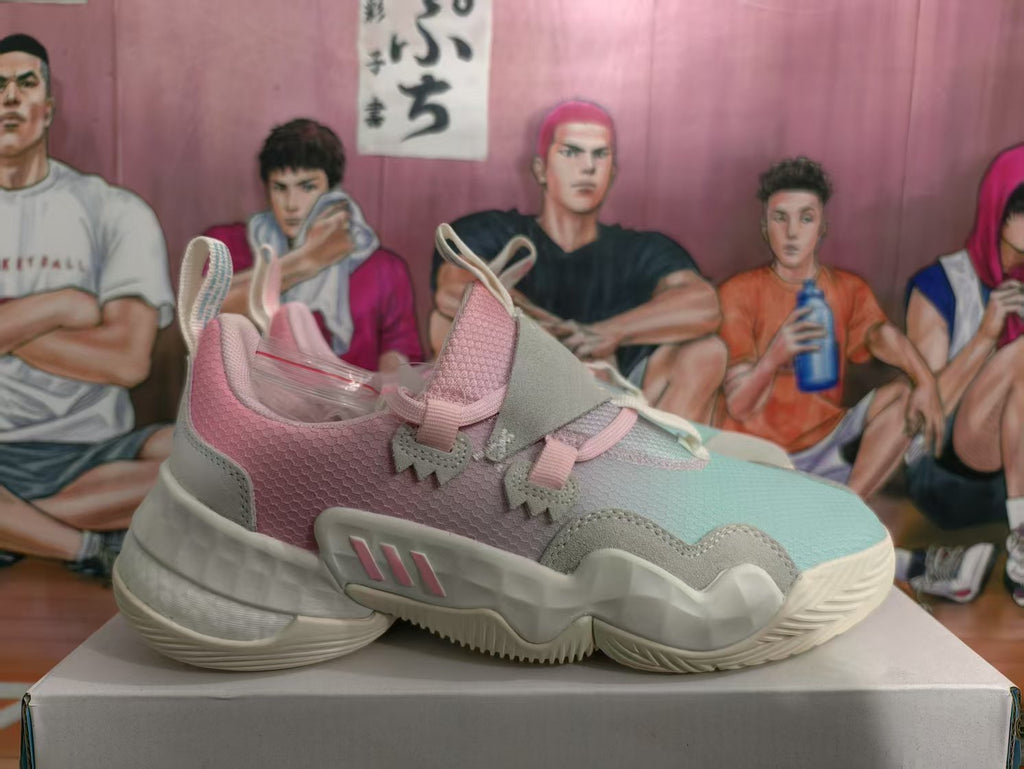 Adidas Pink Basketball Sneakers