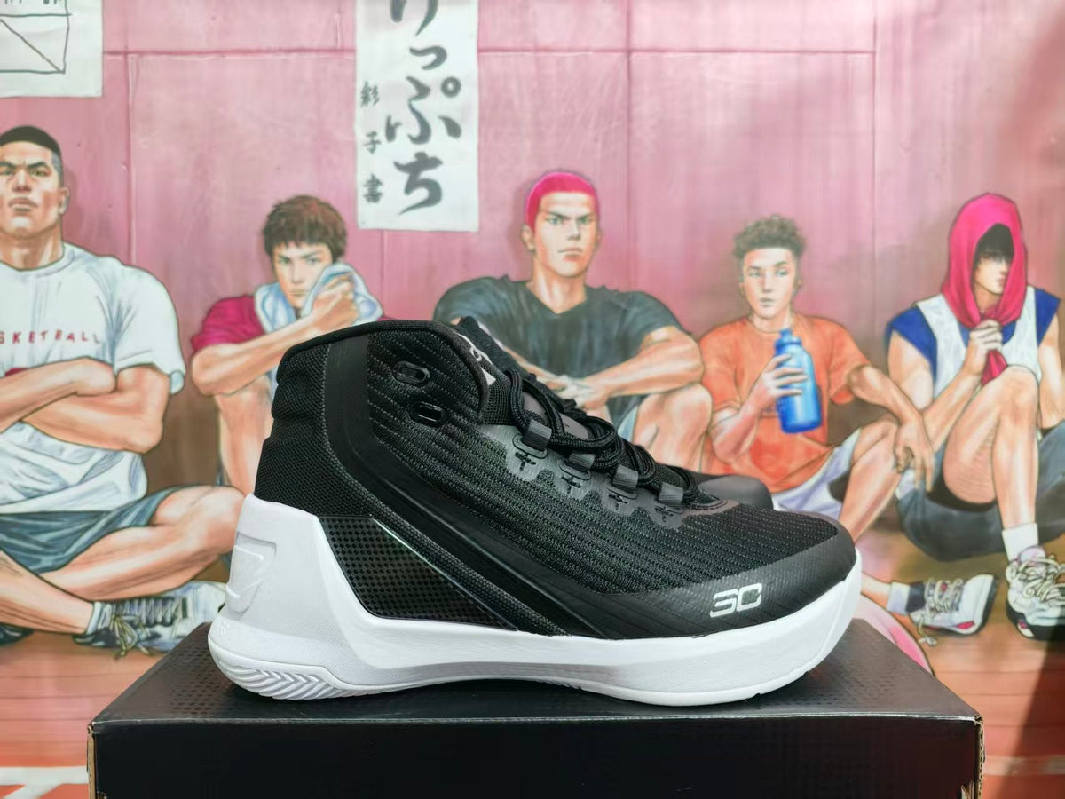 Under Armour Basketball High-Top Sneakers Black and White