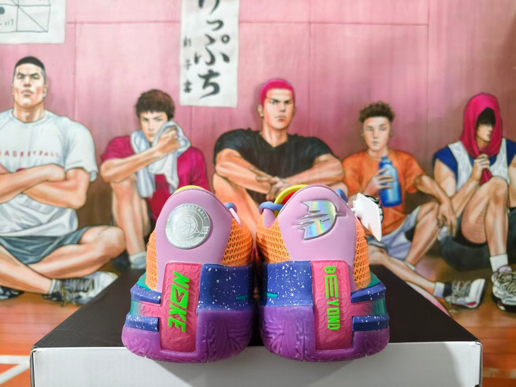 Nike Basketball Sneakers in Orange, Blue, Green and Purple