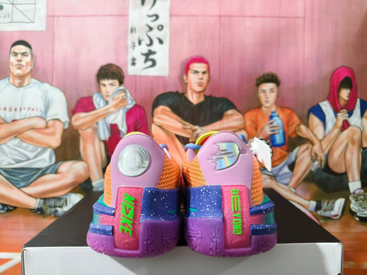 Nike Basketball Sneakers in Orange, Blue, Green and Purple