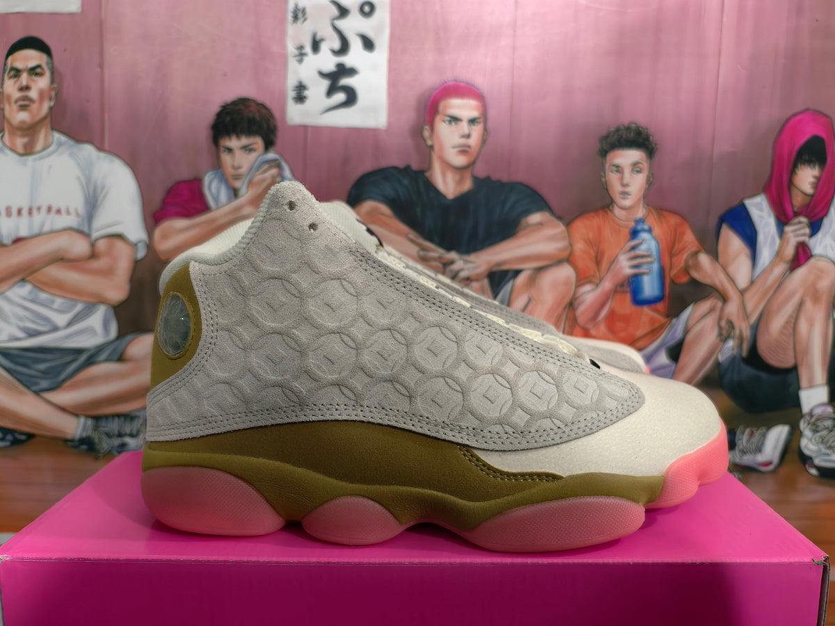Jordan Chinese New Year Sneakers Olive Cream Pink