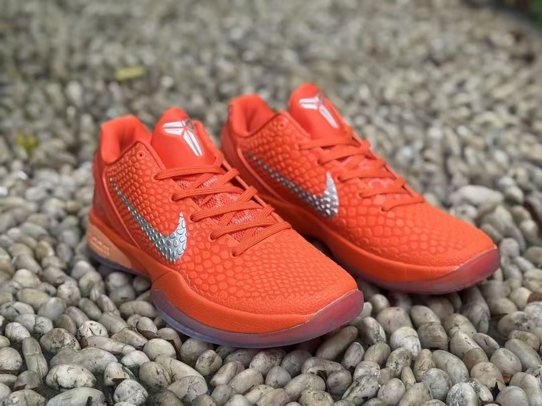 Nike Kobe 6 Basketball Sneakers Violent Orange