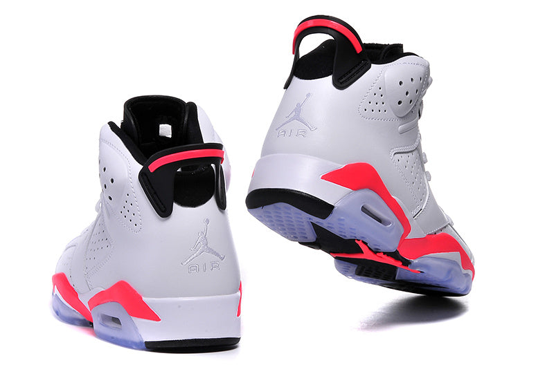 Jordan Air Jordan 6 High-Top Sneakers White Red 384664-123