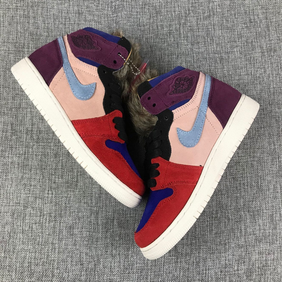 Air Jordan 1 Retro High OG GG Sneakers Red Multicolor
