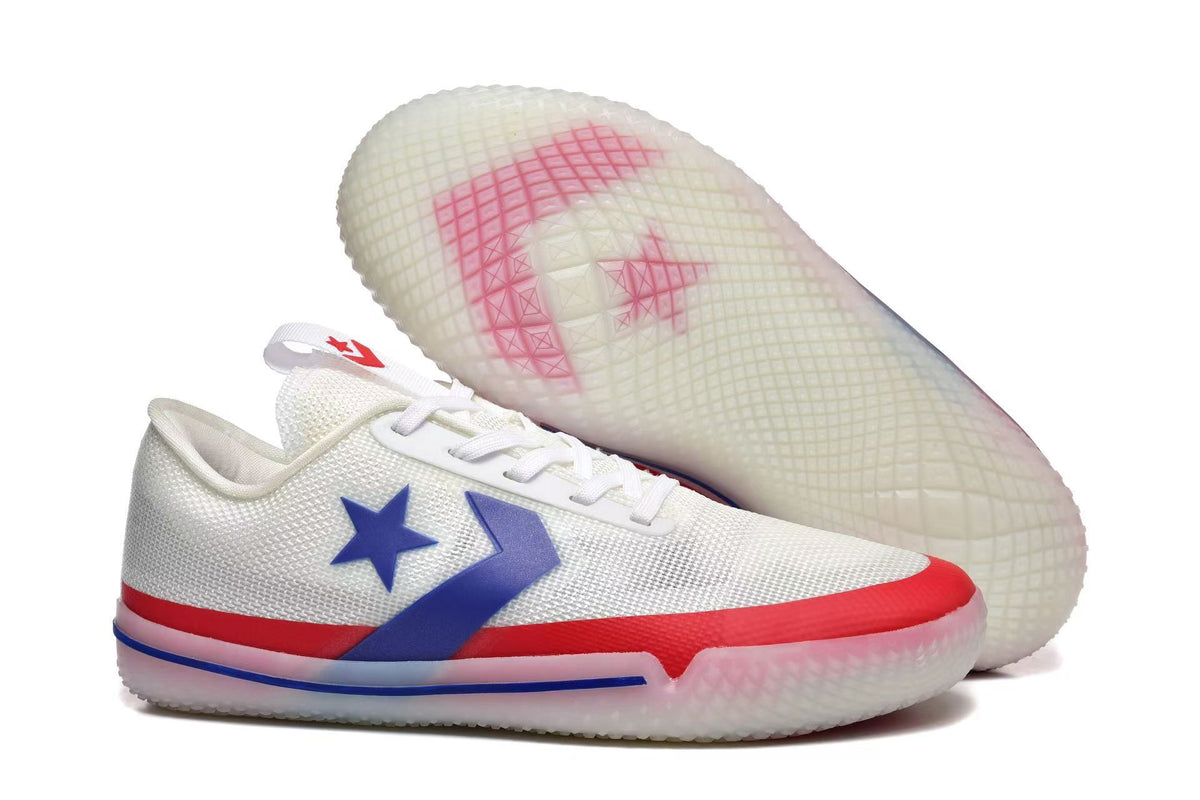 Converse BB Basketball Sneakers in Blue, White and Red