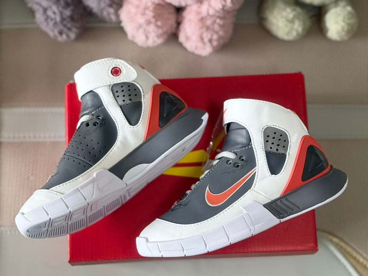 Nike Kobe 2K5 Kids' Sneakers Gray and Red