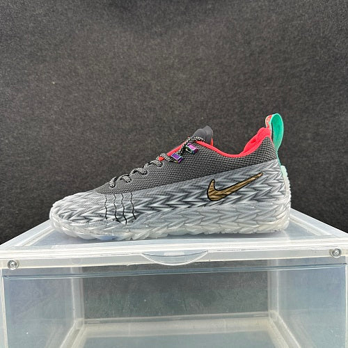 Nike Gray Low-Top Basketball Sneakers