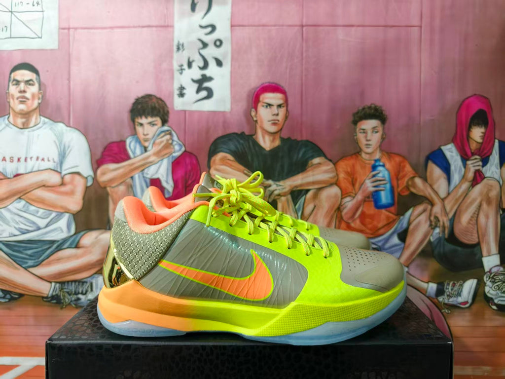 Nike Kobe 6 Protro Basketball Shoes in Volt and Gold