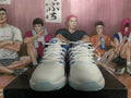 Nike LeBron Basketball Shoes White Blue