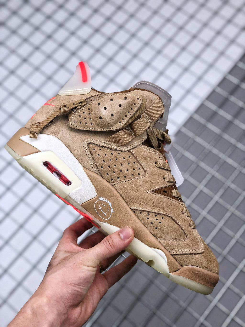 Jordan Air Jordan 6 Travis Scott Desert Brown Sneakers DH0690-200