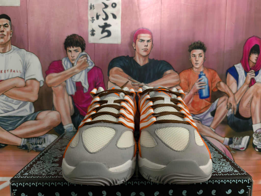 Nike White Grey Orange Sneakers