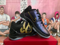 Nike Kobe 5 Basketball Shoes Purple and Black Gold