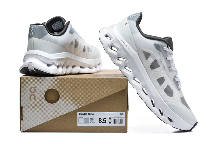 On Cloudtilt Remix White Grey Sneakers