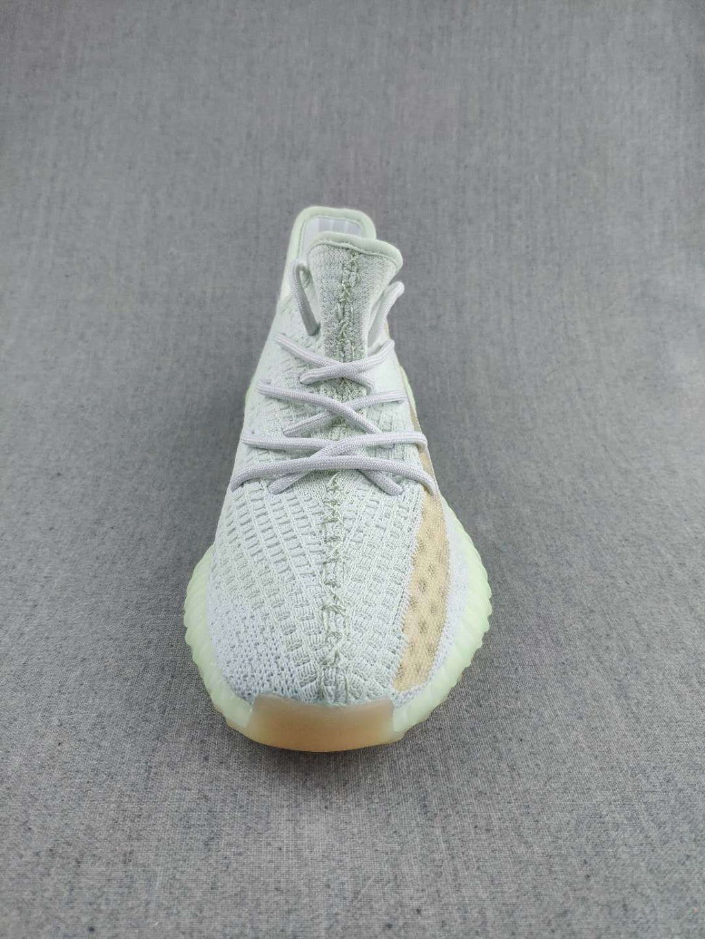 Yeezy 350 V2 Sneakers Light Green and Beige