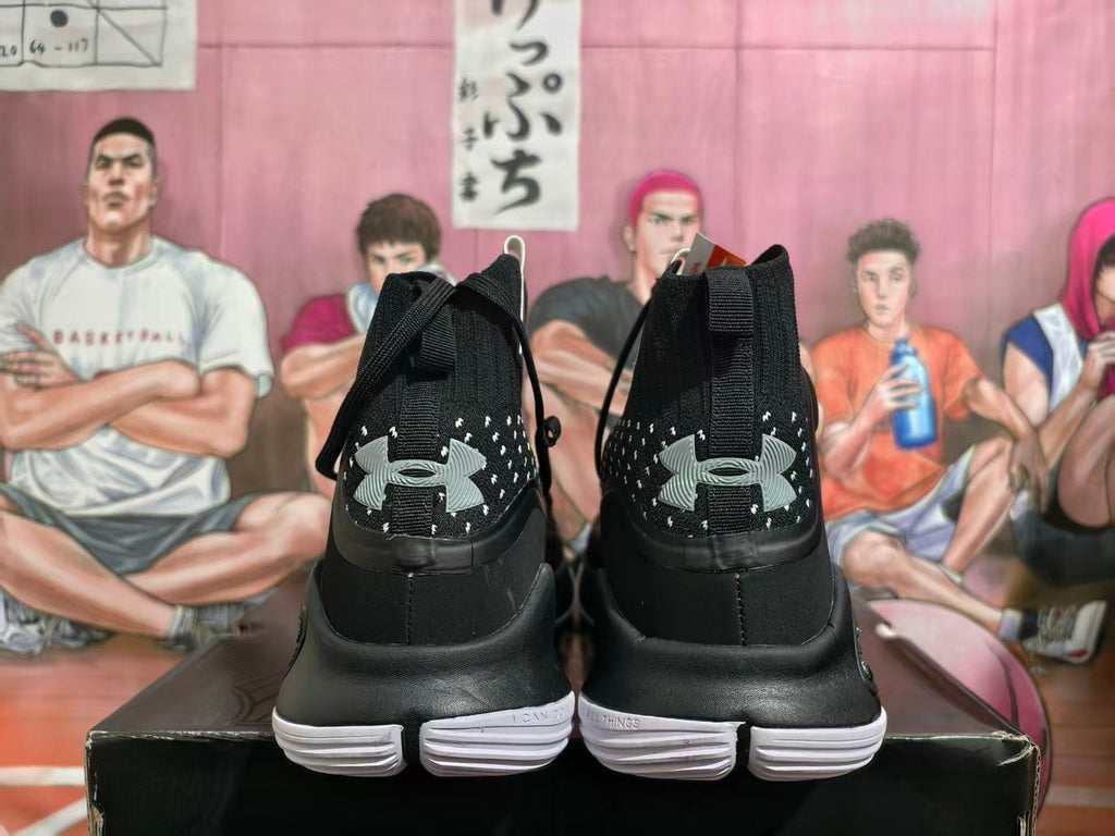 Under Armour Curry 4 Halloween Black Basketball Shoes