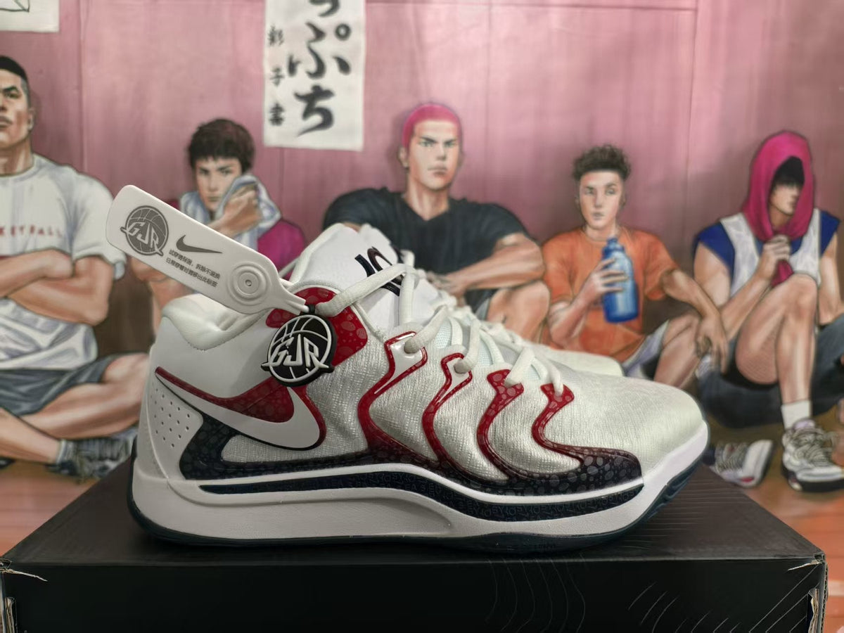 Nike Basketball Sneakers White Red