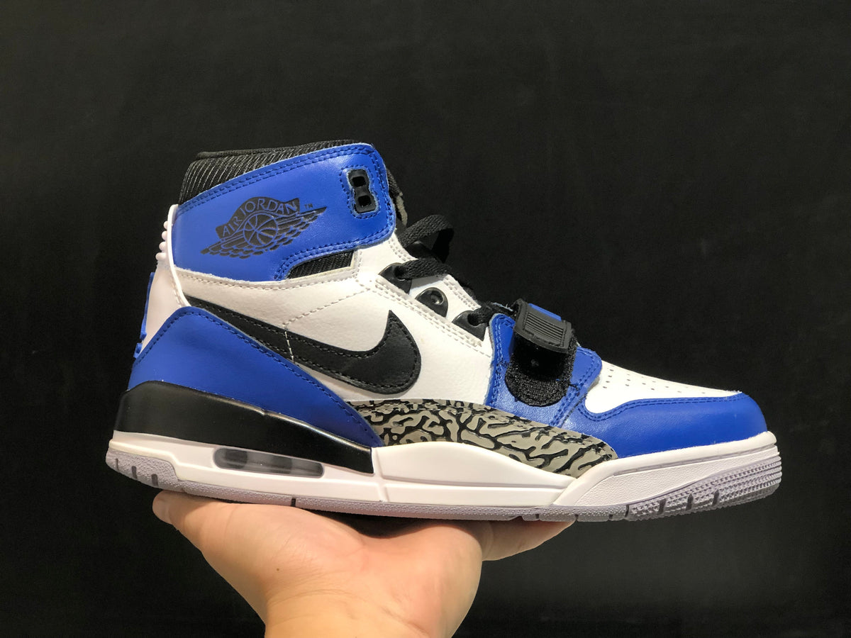 Don C x Air Jordan Legacy 312 White Blue AQ4160-104 Sneakers