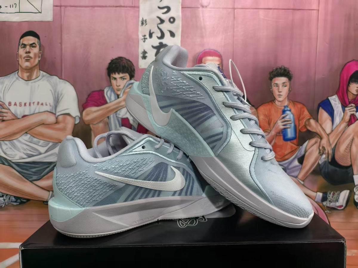 Nike Pale Blue Basketball Sneakers