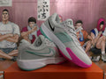 Nike 001 Basketball Sneakers White Blue Pink
