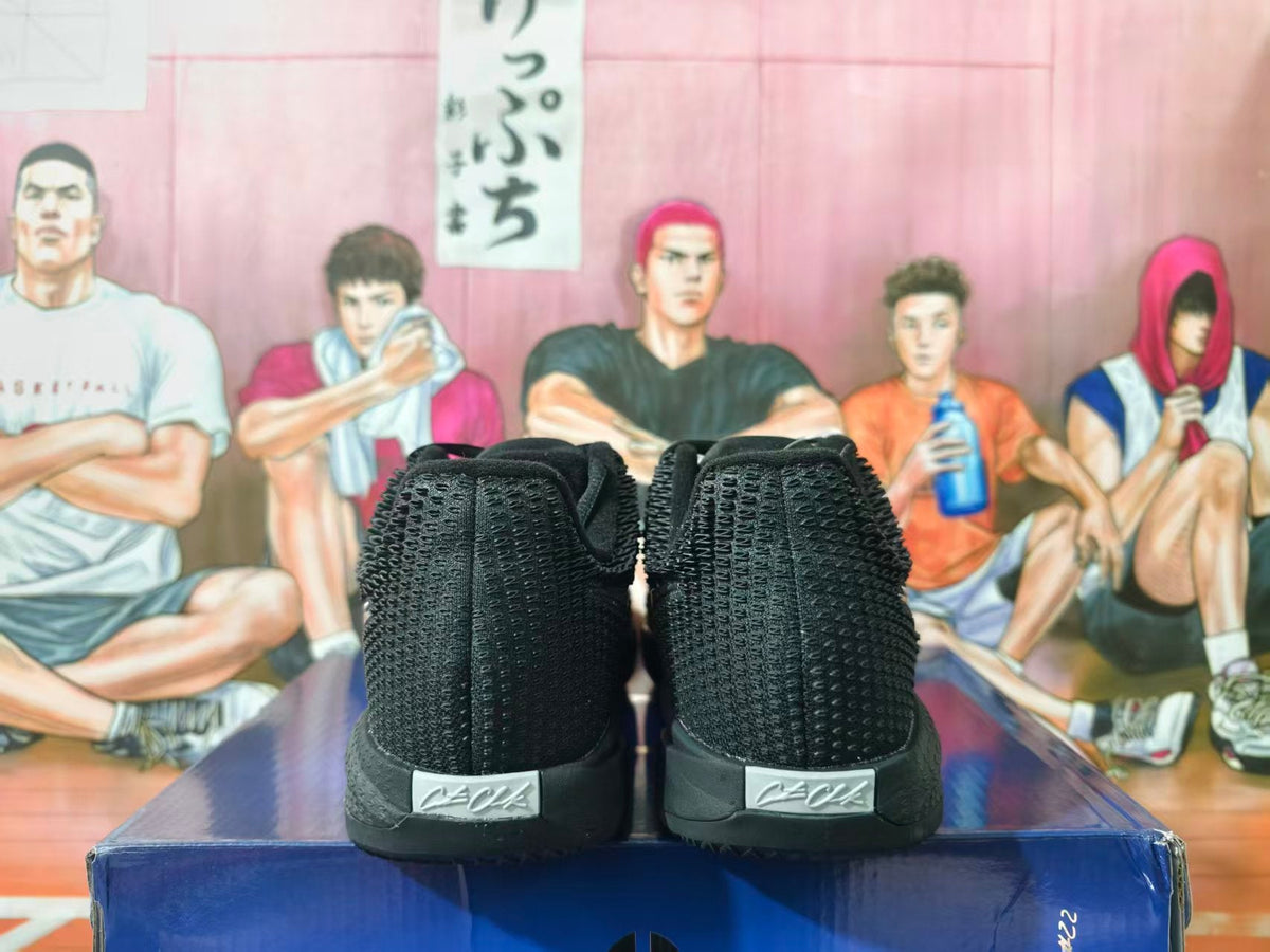 Nike Black Basketball Sneakers with Silver Swoosh